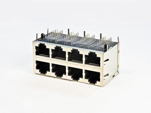 ICM  2x4, POE _RJ45 ICM CONNECTOR_ZhenDeng Electrical Technology CO,.LTD
